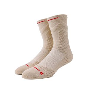 YOYO CHARMING Towel Bottom Basketball Socks Breathable Compression Mens Socks Comfortable Mid-Tube Sports Socks Soccer Cycling