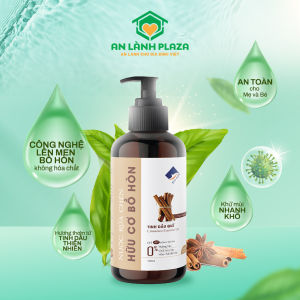 Nước rửa chén hữu cơ bồ hòn chính hãng 500ml - AnLanhPlaza phân phối