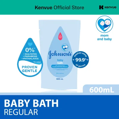 Johnsons Baby Regular Bath 600ml Refill