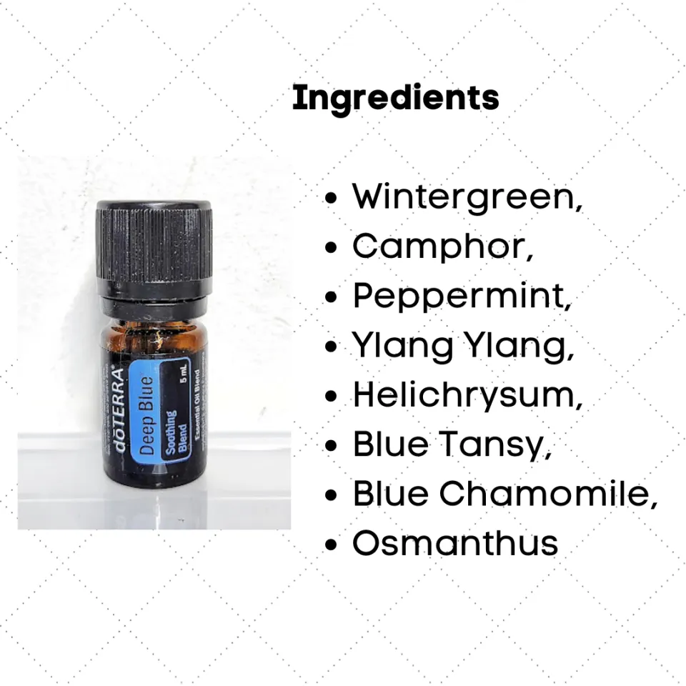 doTERRA Deep Blue Soothing Blend (5ml) / Touche (10ml) | Lazada