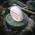 Delacour Axe/Hatchet Sharpening Puck Whetstone Sharpening Stone, Dual Grit Multi-Purpose Sharpener Stone. 