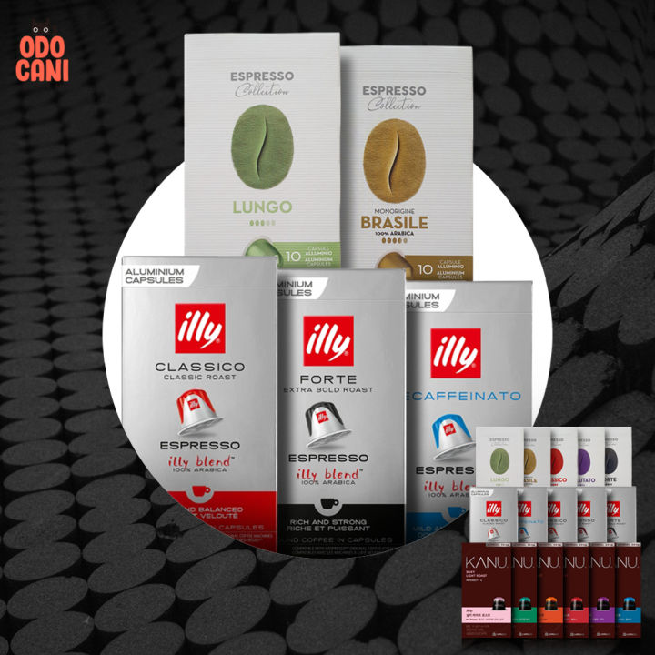 [10 Capsules] Nespresso Compatible Capsule Series ( illy Coffee Capsule