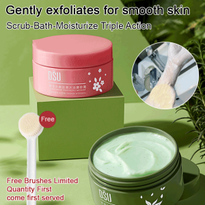 Full Body Scrub Rejuvenating Skin Bath Scrub Mud Scrub Exfoliating Moisturizing Matcha