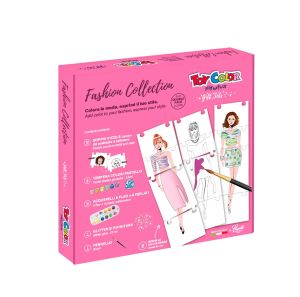 TOYCOLOR ตัวต่อจิ๊กซอว์ (Jigsaw Puzzle) ระบายสีได้ แฟชั่นผู้หญิง พัฒนาการเรียนรู้ MADE IN ITALY