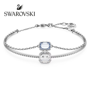 SWAROVSKI Luxury Fashion Stilla mixed cut blue gemstone diamond bracelet S925 sterling silver womens fashion bracelet