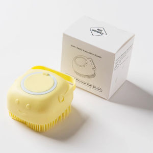 petme 💎 แปรงอาบน้ำสัตว์เลี้ยง แปรงนวดสปา ซิลิโคน ขัดตัว ขัดหลัง สัตว์เลี้ยง สามารถใส่เจลอาบน้ำ