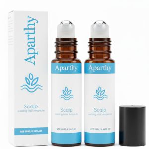 Aparthy Advanced Roll On – 3% Rosemary 2-Pack Triple-action formula: 3% Rosemary 2% Ginger Root 3% Aloe Vera Thicker & Stronger Hair es Scalp & Roots.