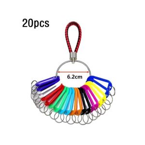 10/20 Bit Lanyard Key Organizer With Colorful Key Tags Office Hotel Apartments Key Management