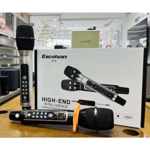 Mic Karaoke không dây Excelvan Z3 Pro chống hú hút tiếng bắt míc tốt dùng cho các dòng loa cao cấp
