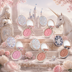 Flower Knows Knight Unicorn Satin Blush Silky Powder Melts Into Skin Long Lasting High Pigment Shimmer Natural Flushed Makeup2026