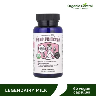 Legendairy Milk Pump Princess 60 Vegan Capsules