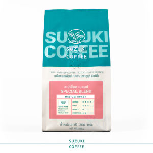 เมล็ดกาแฟสด คั่วกลาง SUZUKI COFFEE Special Blend