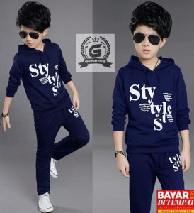 Setelan Anak Laki Laki Hoddie TERRYS Kids Panjang - Pakaian Anak Laki Laki Impor - Baju Anak Laki Laki Distro Usia 3-6 TAHUN