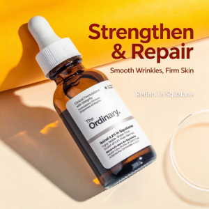 The Ordinary Retinol 0.2% in Squalane Beginner Anti-Aging Serum Fades Fine Lines Gentle First Retinol 30ml