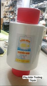 Chỉ tơ vắt sổ ống 1 kg-màu trắng  Hàng RỒNG VÀNG - NGUYÊN ANH.