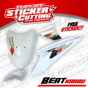 Striping Stiker UV Transparan Beat karbu - List Stiker transparan Beat karbu - Kode : 004