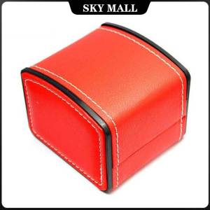 Portable Watch Box PU Leather Watch Case Organizer Storage Holder for Men Women Bracelet Vintage Jewelry Box with Leather Pillow