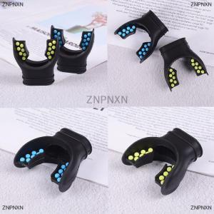 [COD] ZNPNXN ซิลิโคนสำหรับดำน้ำสกูบ้ามีแถบสีเปลี่ยนได้พอดีกับปาก