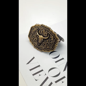 Flexible Western Theme Belt With Engraved Pattern For Men Women Daily Wear Casual And Formal Occasion Waist Decoration