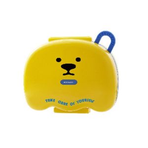 SKYJS Weekly Cartoon Pill Storage Box 7 Grids Dispensing Pill Organizer Box Pocket Sealed Medicine Box Travel