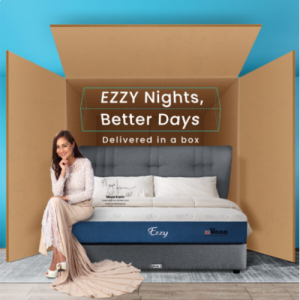 VONO Ezzy Mattress / MAYA KARIN LIMITED EDITION / 100% LATEX / 7 ZONE i-BACK POCKETED SPRING / Queen / King