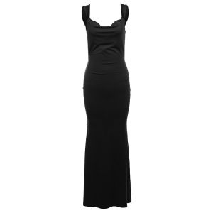 กระโปรงยาว ผอมบาง กระโปรง เซ็กซี่ รายละเอียด ความงาม แฟชั่นในเมือง เส้นโค้งของร่างกาย โอกาสอย่างเป็นทางการ