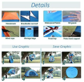 Philippines Top1 8 Person Waterproof Outdoor Dome Camping Family Hiking Tent (Multicolor). 