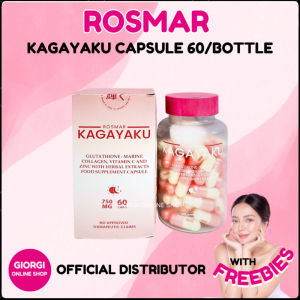 ROSMAR Kaaku Capsule (Slimming & Whitening) Glutathione with collagen (FREE GIFT)