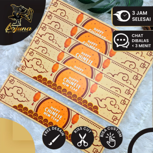 Paper Belt Imlek Chinese New Year Paperbelt Gong Xi Fa Cai Paper Belt Edisi Tahun Baru Imlek