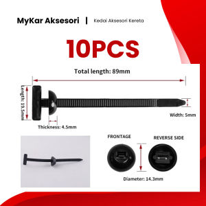 [100PCS] Heavy Duty Nylon Cable Tie | Thick Plastic Zip Tie | Self-Locking Strap | Multipurpose Car Wire & Home Use