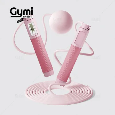 Dây Nhảy Đếm Số Cải Tiến Không Dây Tập Gym Thể Dục Thể Thao Calo Kèm Bóng To - Pin - Tạ - DN06