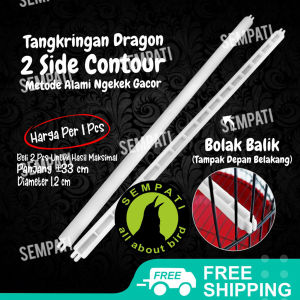 SEMPATI Tangkringan Lovebird Dragon D 12 Tangkringan Sangkar Kandang Burung Lovebird Love Bird Lb Labet Anti Over Birahi Tangkringan Lovebird Plastik Sangkar Bulat Kapsul Oval