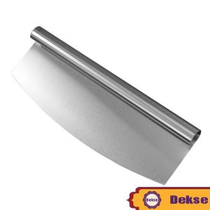 Pisau Pemotong Pizza 32cm / Pisau Pizza Adonan Stainless Steel / Dough Scrapper / Pisau Cutter Pizza