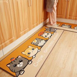 Kitchen Mat Carpet 40-120CM Anti-slip Living Room Kitchen Floor Mat Cute Design Machine Washerable