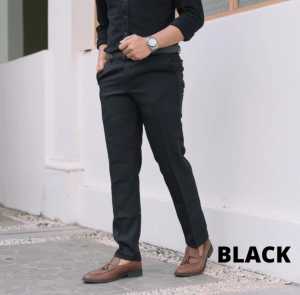 CELANA FORMAL PRIA SLIMFIT BAHAN WOLL KERJA KASUAL HARIAN SIZE 27-38