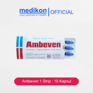 Medikon Ambeven Strip (1 Strip x 10 Kapsul)