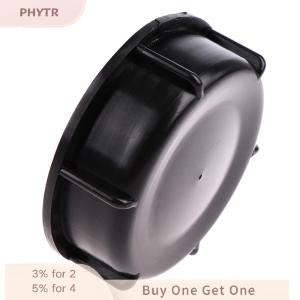 PHYTR HOT Black Plastic valve Lid 3" 100mm Cap for IBC Tank valve leakproof cover