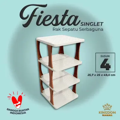 RAK SEPATU SILANG 8 SUSUN RAK SENDAL RAK SERBAGUNA RAK PLASTIK [KINGACC]
