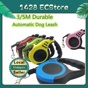 3/5M Pet Leash Retractable And Durable Nylon/Lead Roulette Cat Lead/Automatic Adjustable And Extending Puppy Walking Running For Dogs