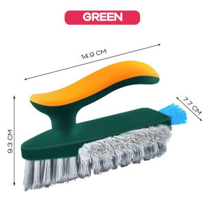 🔰 SG SELLER > Multifunctional Crevice Brush V Shape Gap Cleaning Brush Bathroom Toilet Window Sill Kitchen Corner Gap