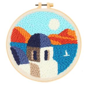 Đấm Bộ dụng cụ thủ công cho dày sợi len và vải lanh căng thẳng Relief hoạt động trang trí nội thất dự án