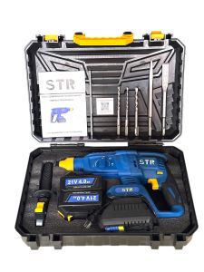 STR สว่านโรตารี่ไร้สาย 21V ST-750 | ( สินค้าใหม่ ) ROTALY HAMMER DRILL