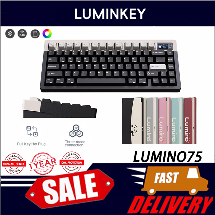 LUMINKEY LUMINO75 Mechanical Keyboard All Aluminum Tuotuo Anode Game ...