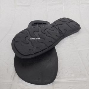 Outsole sandal Pria Alas Bawah sandal Odrey SENSOR Warna Hitam Bahan TPR Elastis Size 39 - 43