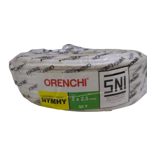Kabel NYMHY Orenchi 2 x 2.5 SNI Kabel Listrik Serabut Tembaga  2x2.5