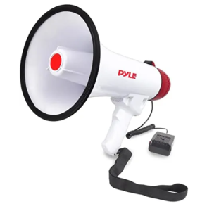 NEW Handheld MegaphoneVoice Amplifier Speaker Bullhorn Siren Alarm With Rechargeable Battery 50W SD-18S
