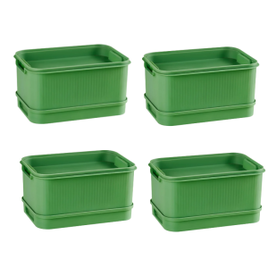 🔥สินค้าสุดฮอต🔥การเพาะถั่วงอกแบบไฮโดรโปนิกส์ด้วยกระถางปลูกแบบไม่ใช้ดิน กระถางเพาะเมล็ดแบบมืออาชีพสำหรับปลูกถั่วงอกและต้นอ่อนข้าวสาลี ออกแบบให้ระบายน้ำและระบายอากาศได้ดี ช่วยให้ต้นกล้าเจริญเติบโตเร็วขึ้น