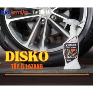 Chai Xịt Dung dịch Tẩy ố lazang DISKO Ekokemika 600ml tẩy ố vàng rỉ sét kim loại cho xe ô tô Phukienprocare