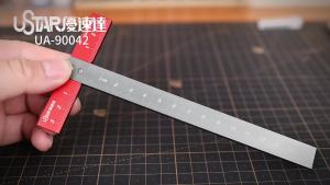 Ustar Model Tools UA-90042 T-shaped Square Ruler 90 °   Aluminum CNC Technology Precision Scale for Model Hobby DIY