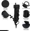 OneTigris Flashlight Holster Molle Flashlight Holder for Belt Pouch for Torch Linear Hand Tool with Open-top MOLLE Strap for Vertical & Horizontal Carrying (Black). 